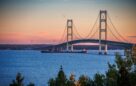 Mackinaw Bridge Upper Peninsula Michigan